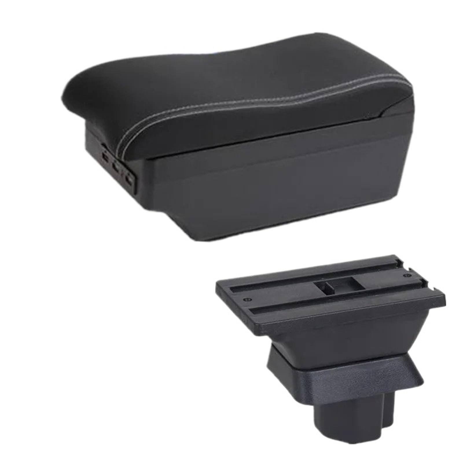 JMOLXURI Car Armrest Box For Mazda 2 For Demio Armrest Box Center Console