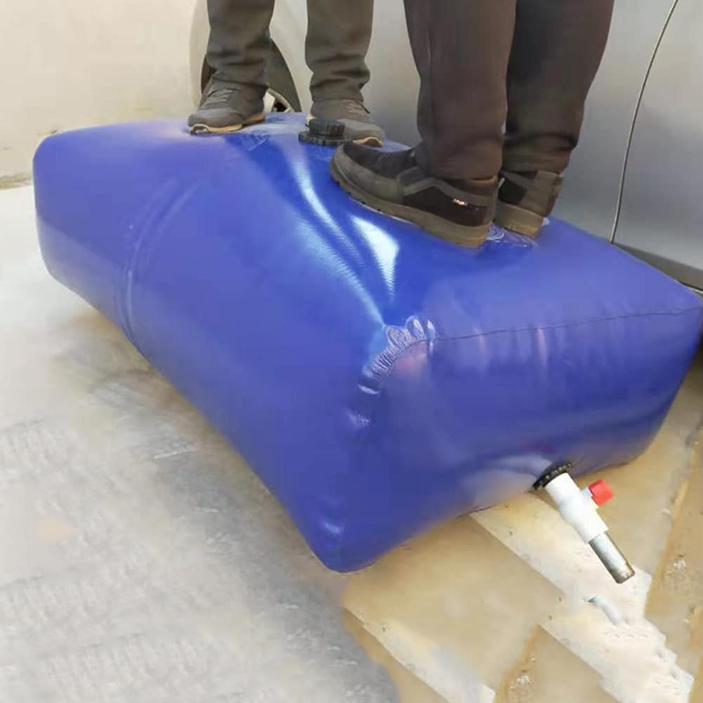 Sacca di stoccaggio dell'acqua, Serbatoi d'acqua pieghevoli Sacca d'acqua morbida resistente alla siccità Serbatoio dell'acqua Resistente alla siccità e antincendio Uso agricolo (Colore : Blu, Dimensi