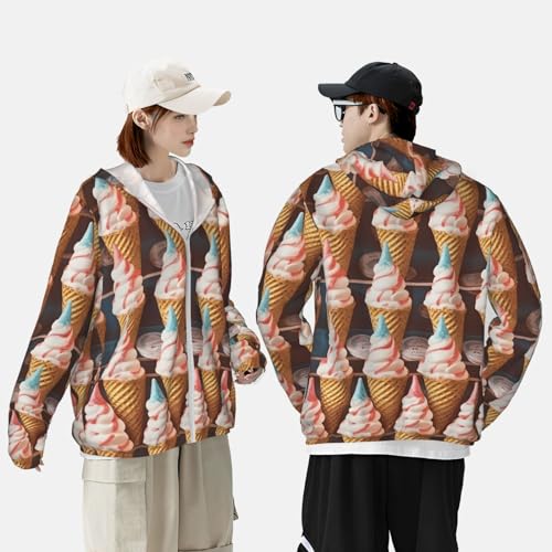 Chaqueta con protección solar UPF 50+ con capucha miniatura 2