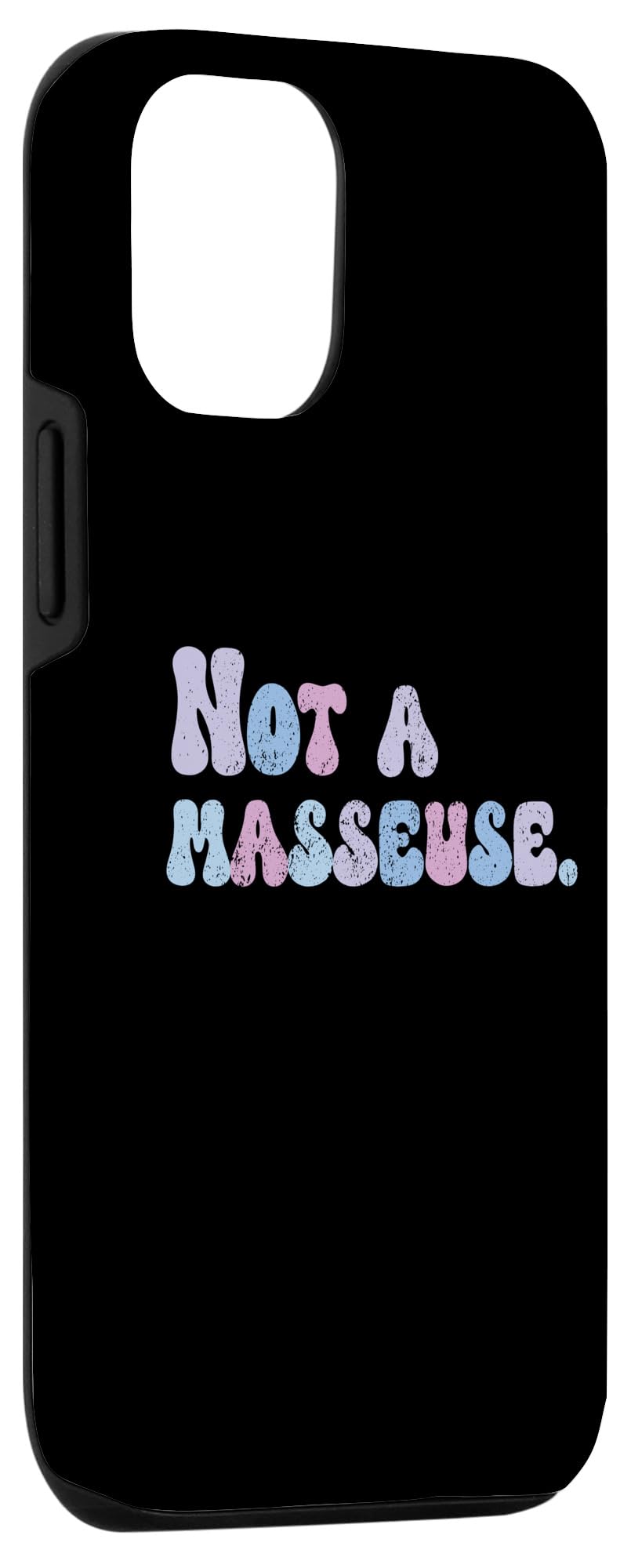 iPhone 15 Pro Vintage Not A Masseuse Muscle Therapy Massage Therapist LMT Case - Image 3