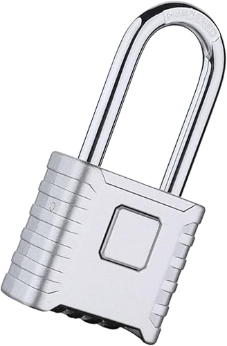 Miniatura 7 de Outdoor Long Shackles Combination Padlock with Password Heavy Duty for Secure Use in Gym Lockers & Fence