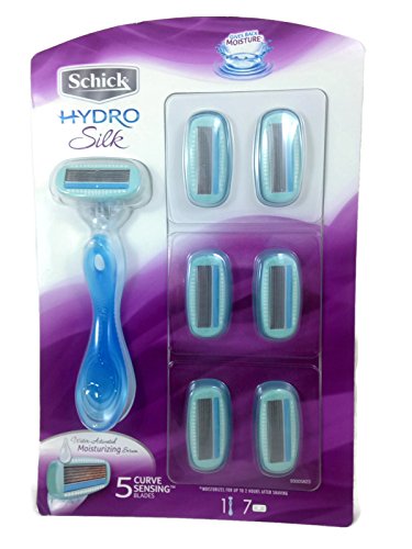 Schick Hydro Silk Razor + 6 Refills