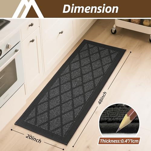 COSY HOMEER Kitchen Rug Non Slip Washable, 20