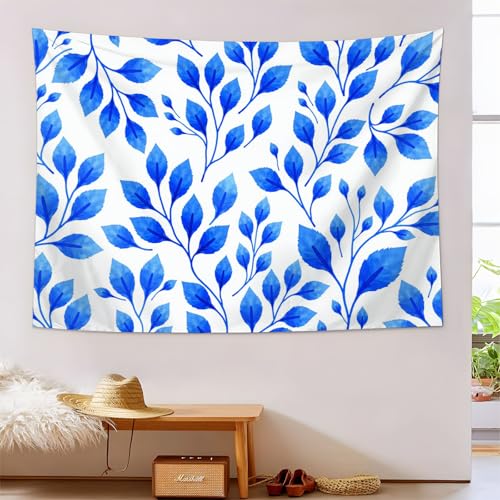 Feuilles et branches tapisserie murale pour agrandir un salon sombre