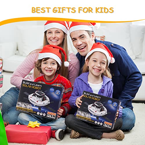 aesgogo stem projects for kids ages 8-12 solar robot toys 6-in-1 science kits diy educational building space toy christmas birthday gifts for 7 8 9 10 11 12 13 year old boys girls teens