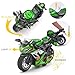 BOBUEXER - Authentic Die-Cast Motorcycles with Music Lighting,Diecast Motorcycle Toys for Age 2-4,Toy Moto Bike for Kids and Collectors Age 3-5(Green) ﻿