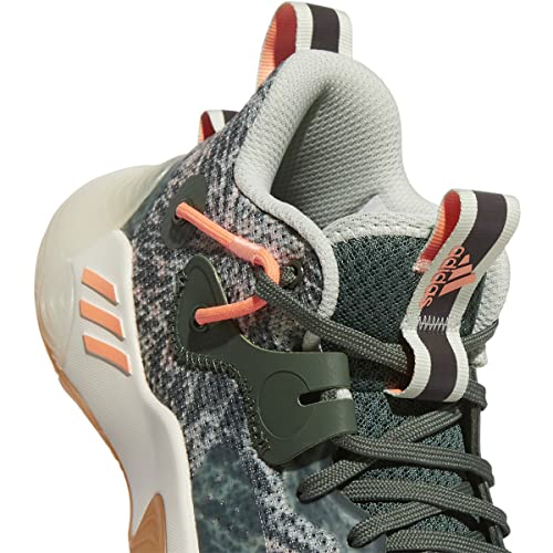 Adidas Harden Stepback 3 Basketball Shoe, Green Oxide/Beam Orange/Off White, 6 Us Unisex Big Kid #TOP3