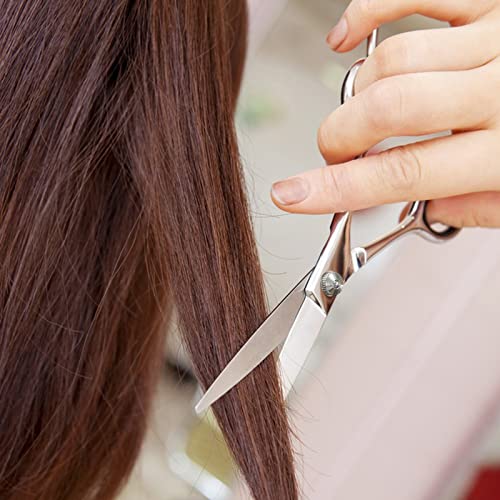 Uootach 2 Stücke Haarschere, Ultrascharfe und präzise geschnittene Stylingschere, Friseurschere aus edelstahl zum Ausdünnen und Formen, Geeignet für Zuhause, Friseursalon, Friseur, MFJD-01