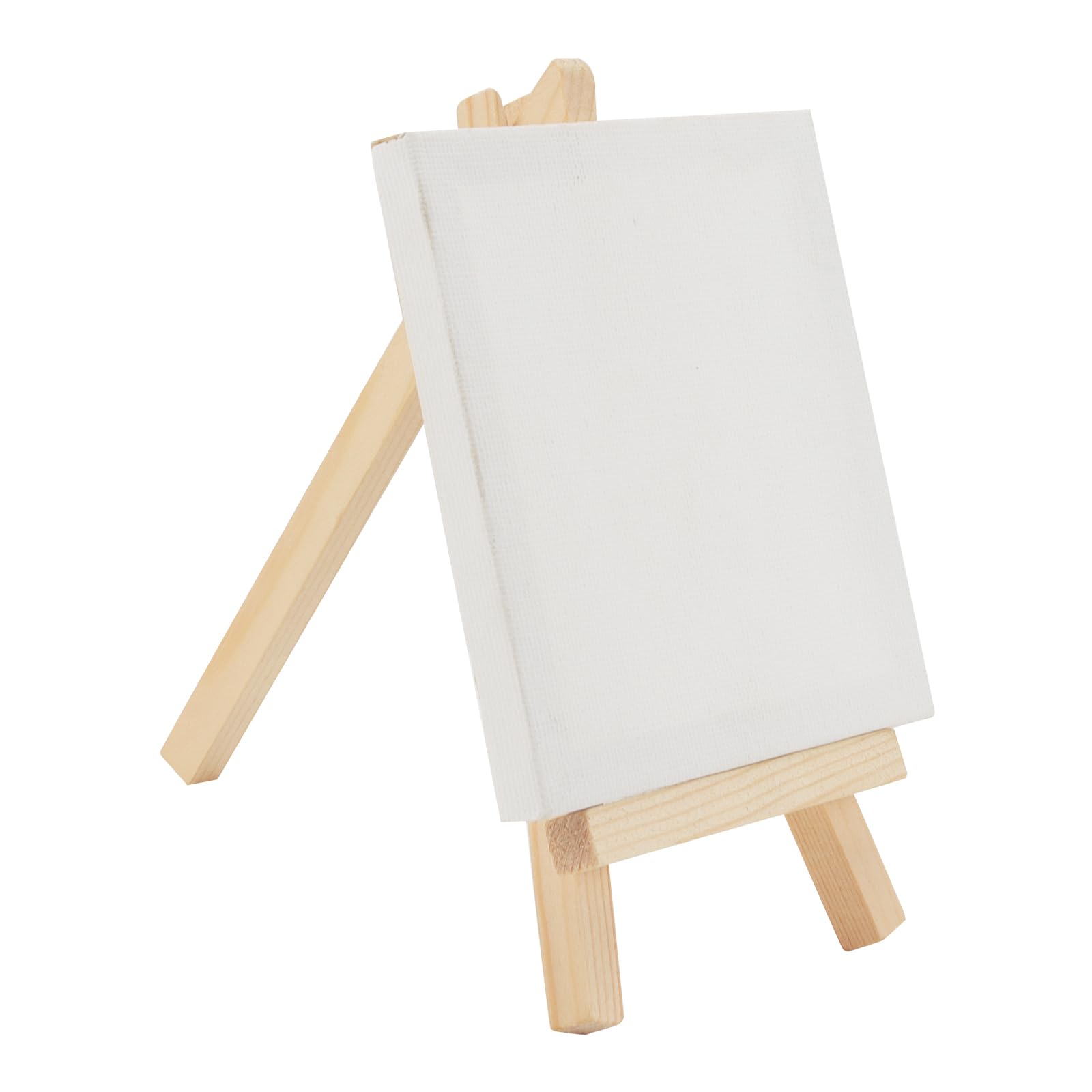 21 Stuks Mini Schildersezel Hout, 15 x 8 cm Tafel Schildersezel Klein Ezels, Opvouwbaar Houten Ezel Driehoek Fotohouder voor Bruiloft Verjaardag Party Tafeldecoratie Display
