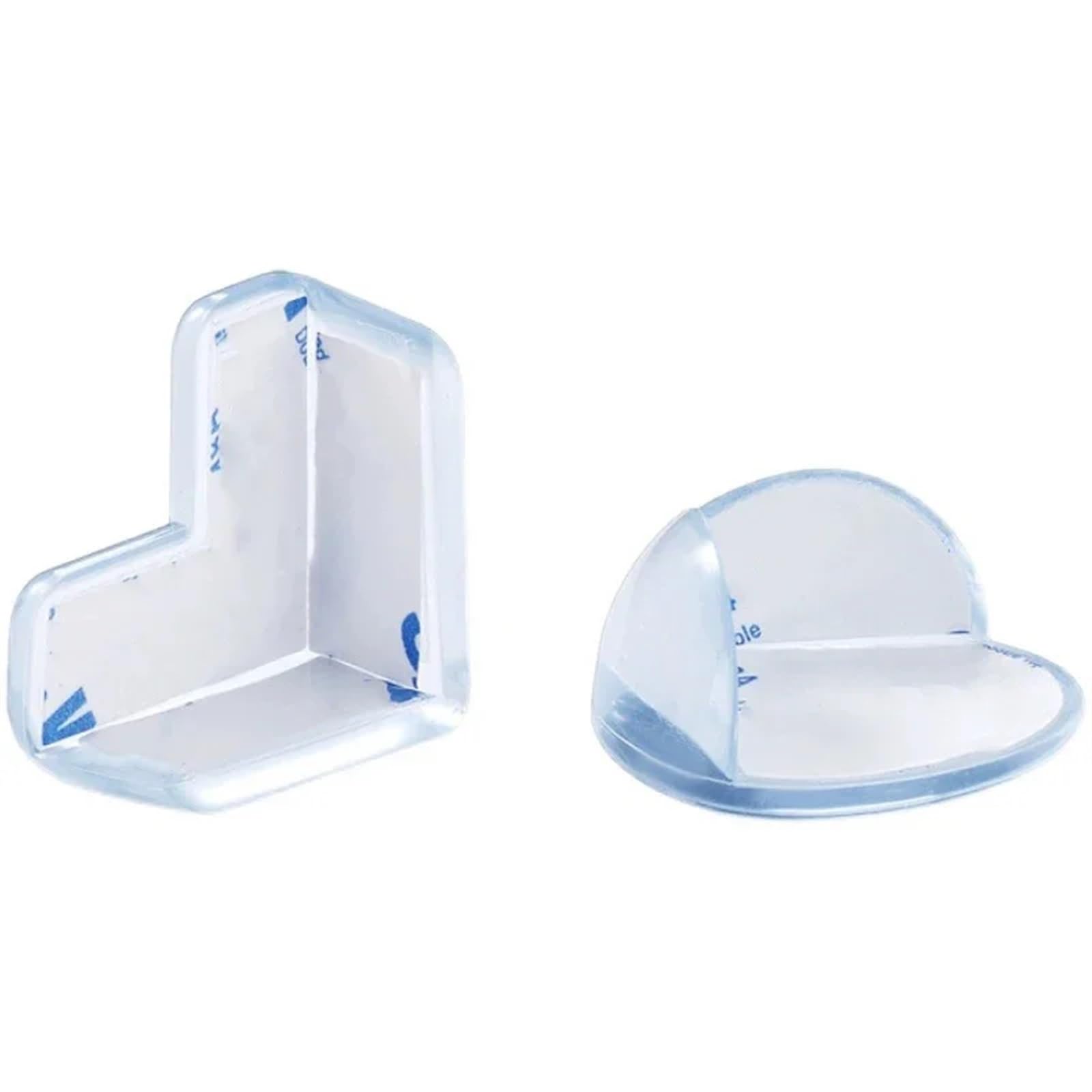 Protectores de Esquinas para mesas, Seguridad Infantil, 1-10 Unidades, Funda Protectora Transparente de Silicona anticolisión para niños.