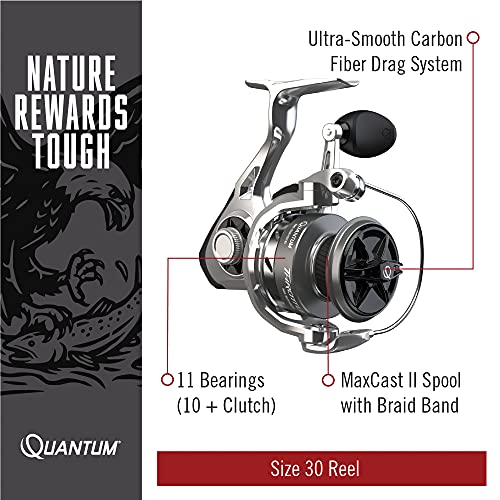 Zebco 21-41512 Quantum Throttle Spinning Fishing Reel thumb #2