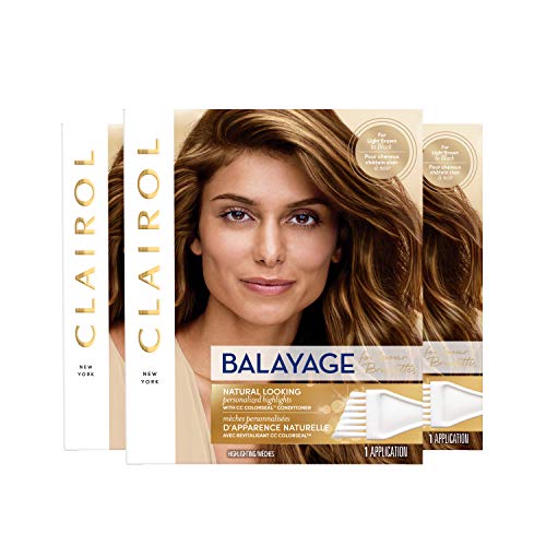 Clairol Nice'n Easy Balayage Permanent Hair Color, Brunettes, 3 Count
