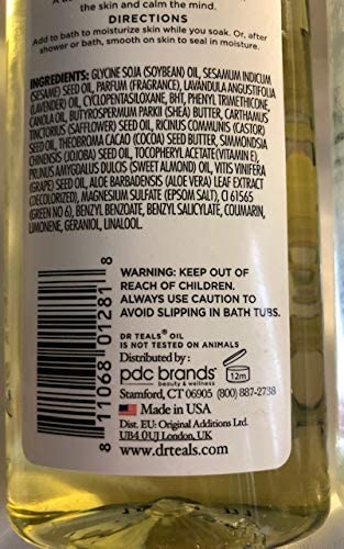 Dr. Teal's Bath Additive Lavender Oil, 8.8 Ounce (Packaging May Vary)