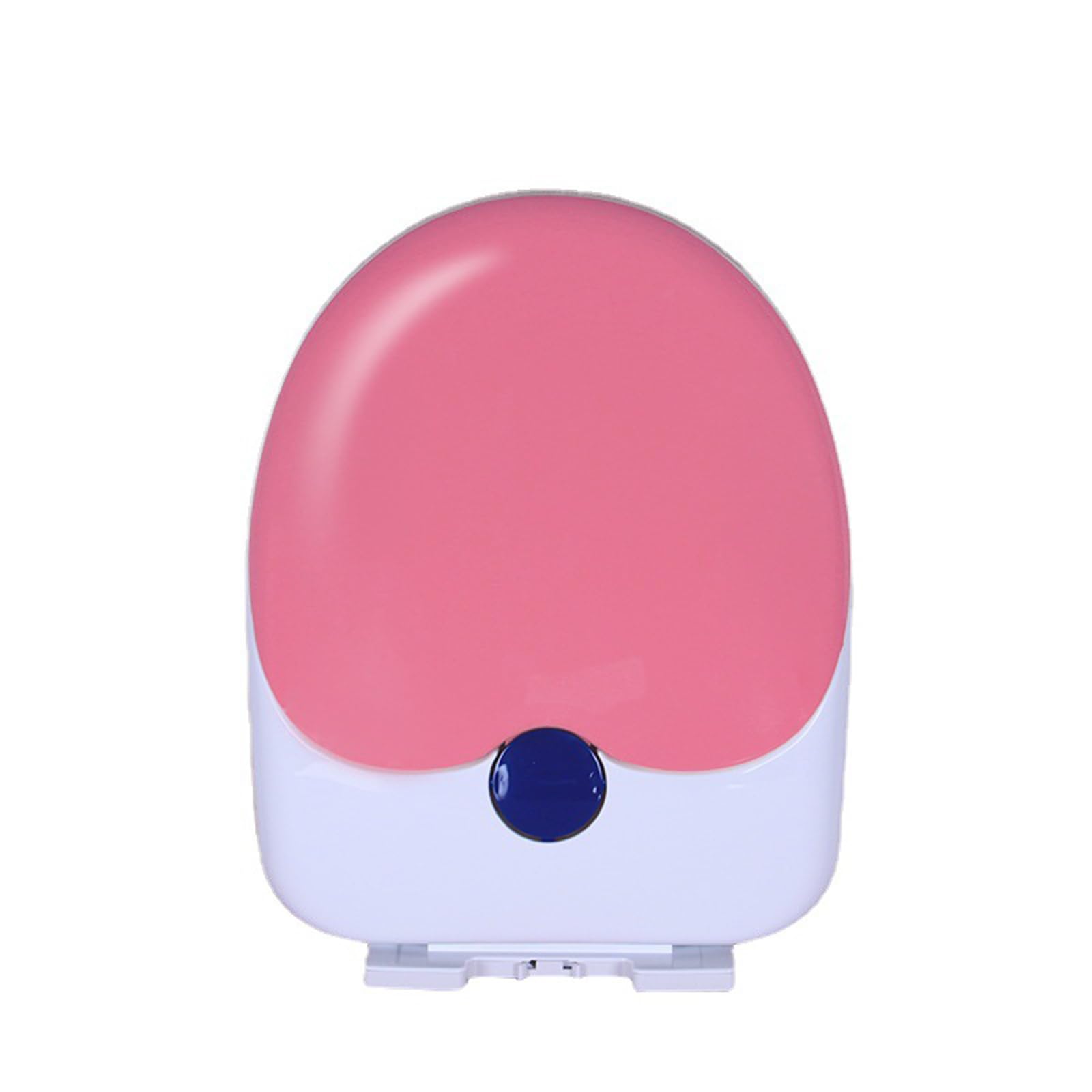 Wttfc Pink Soft Close Family Toilet Seat,U-Shaped, Toilet Seat With Child Seat Built In,Adjustable Hinges For Toddlers Adults,Colored Toilet Seat With One Button Hinge Release,Pp,