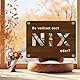 Tutukyle NIX Geschenk mit Umschlag Ständer, Geld Geschenke aus Holz Geldgeschenk zum Geburtstag Nichts Geschenk Lustige Geschenke für Männer Frau (NIX)
