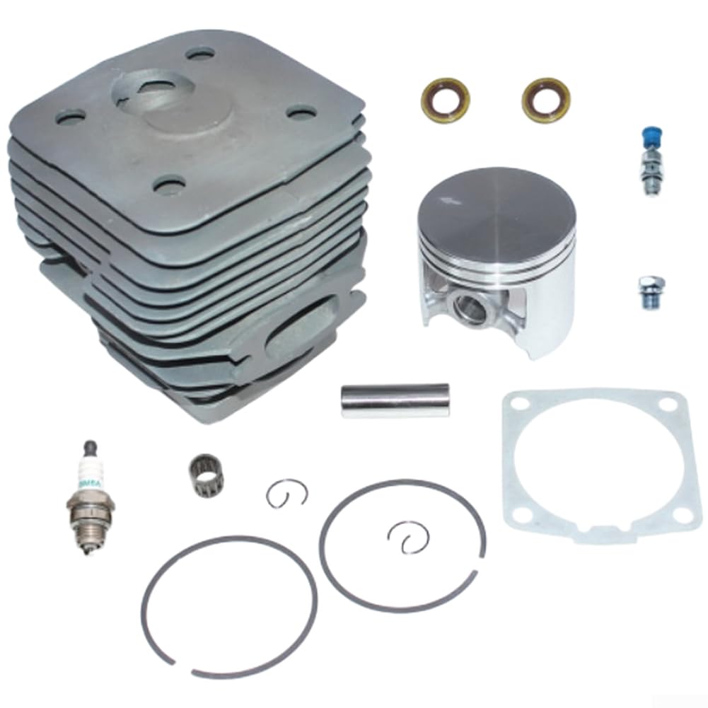 Kit de cilindro de motosierra de 56 mm para H395 H395XP para montaje de pistón, pieza de aluminio de alto rendimiento (B)