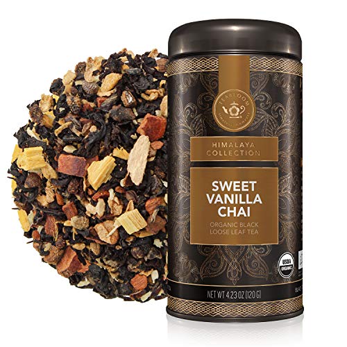 Teabloom Organic Black Tea, Sweet Vanilla Chai Loose Leaf Tea cover
