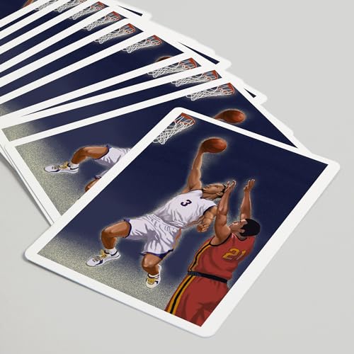 Baraja de póker Basketball Player de 52 cartas miniatura 5