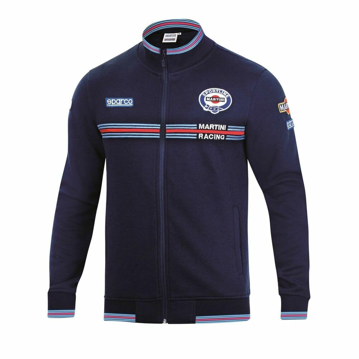 Sparco 01278MRBM3L SUDADERA CON CREMALLERA MARTINI-R