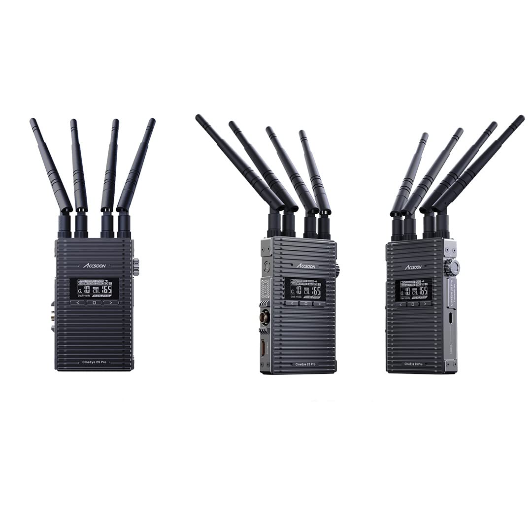 Accsoon CineEye 2S Pro Kit de Receptor Dual (1TX+2RX) Transmisor