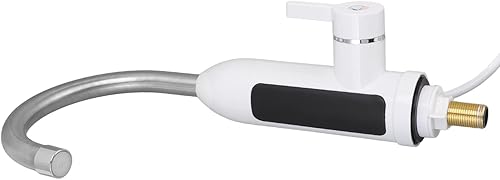 Miniatura 5 de Grifo de calentador de agua instantáneo, calentador de agua eléctrico para el hogar, 3000 W, acero inoxidable de alta eficiencia (enchufe de EE. UU.