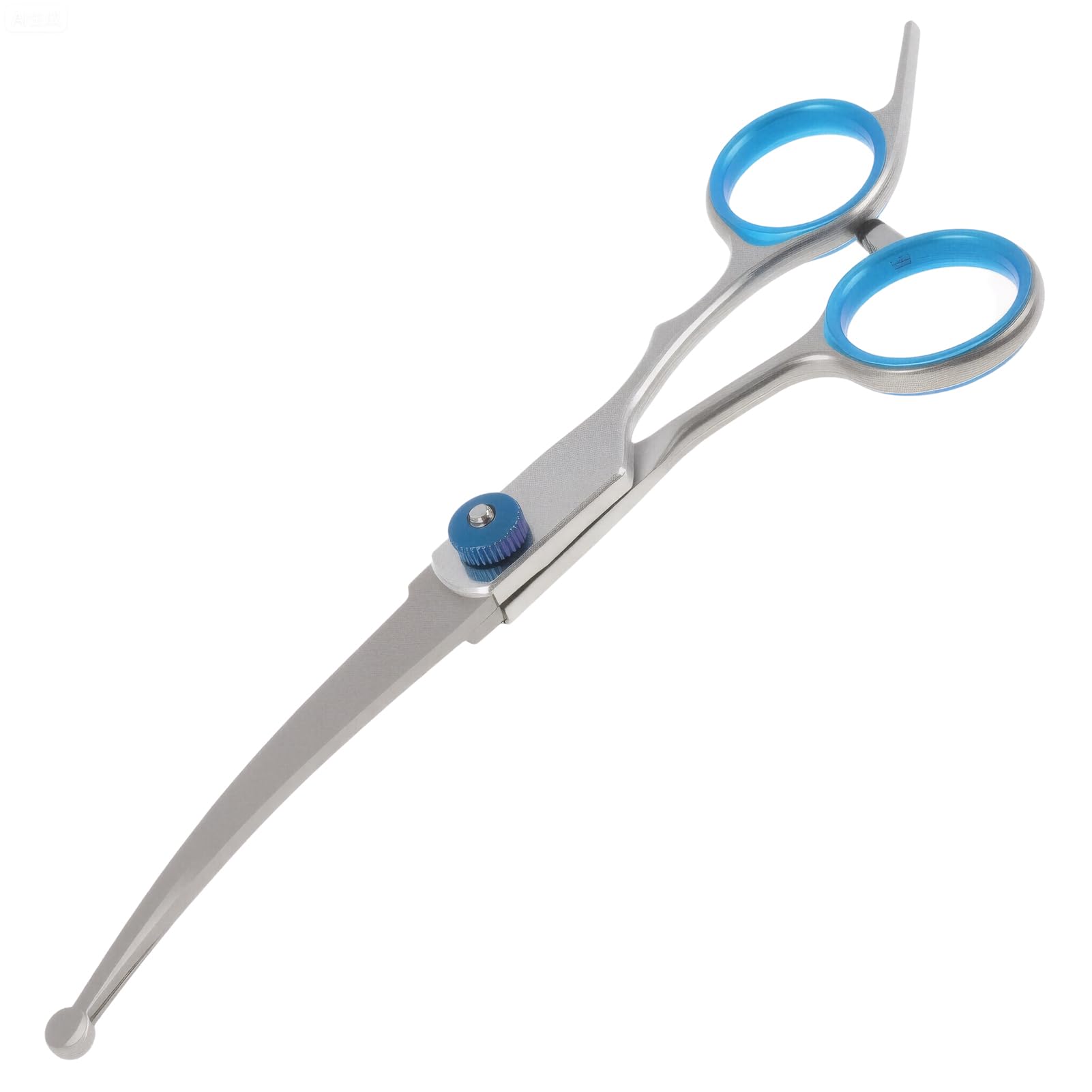 Pet Grooming Scissors, 6" Up Curved Dog Grooming Scissors Set for Dogs with Safety Round Tip Professional for Face Ears, Eyes