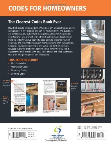 Codes for Homeowners: Your Photo Guide to: Electrical Codes, Plumbing Codes, Building Codes, Mechanical Codes (Black & Decker) - Image 2