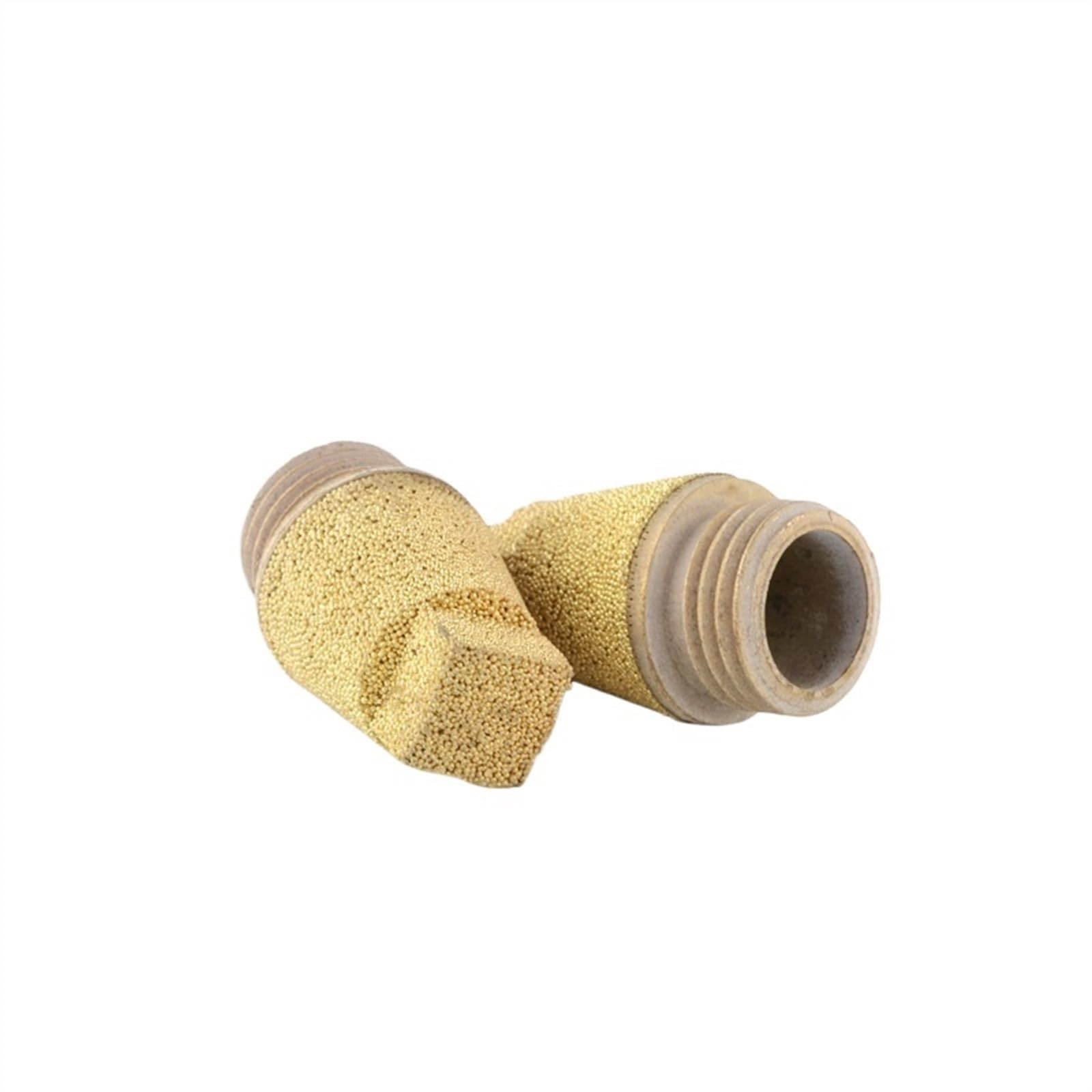 10 pièces/lot SCQ 1/8 1/4 3/8 1/2 3/4 Silencieux pneumatique échappement d'air fritté cuivre Laiton(1/2")