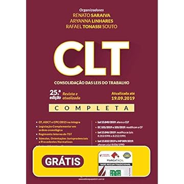 Capa do livro CLT - Consolidação das Leis do Trabalho