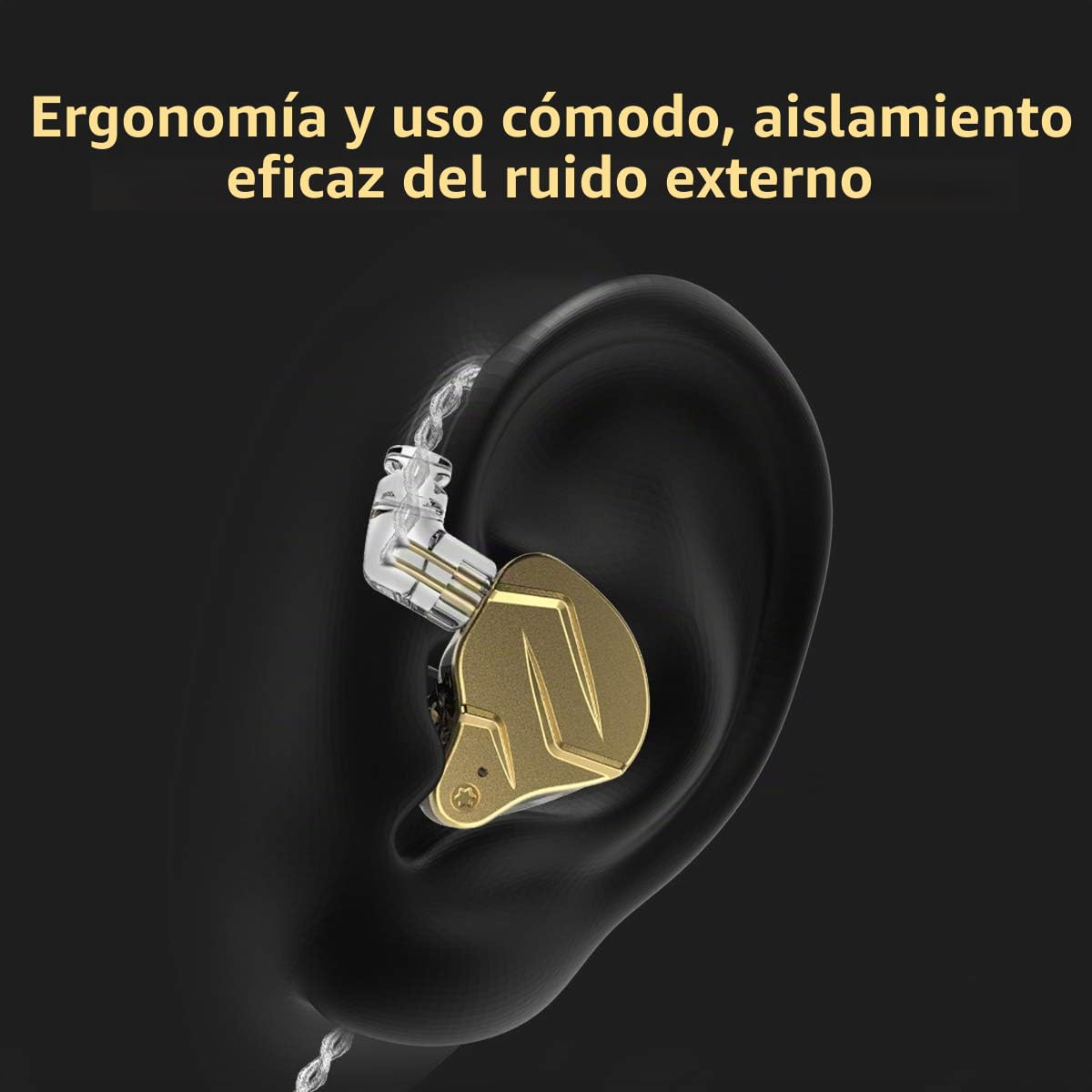 KZ ZSN Pro X - Auriculares in-ear de metal, tecnología híbrida 1BA+1DD, graves HiFi, auriculares deportivos con cancelación de ruido, color negro con micrófono