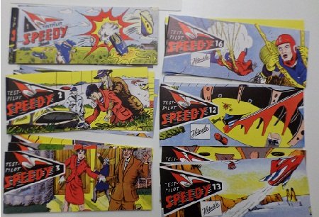 Testpilot Speedy Piccolos 1 bis 18 ,+ 2 x18 anderer Inhalt, = 20 Hefte = komplett, Heinerle Comic Reprint, limitiert