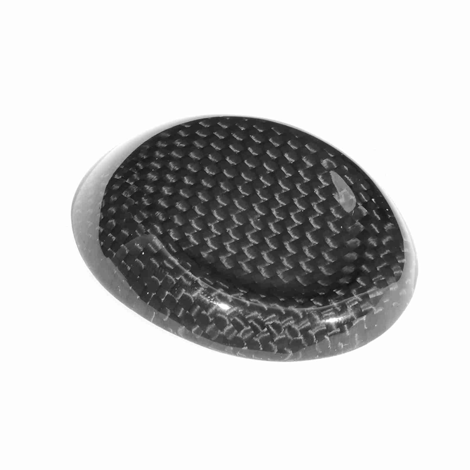 KIMISS Coperchio pomello cambio, adesivo pomello cambio in fibra di carbonio per Camaro 2016-2019