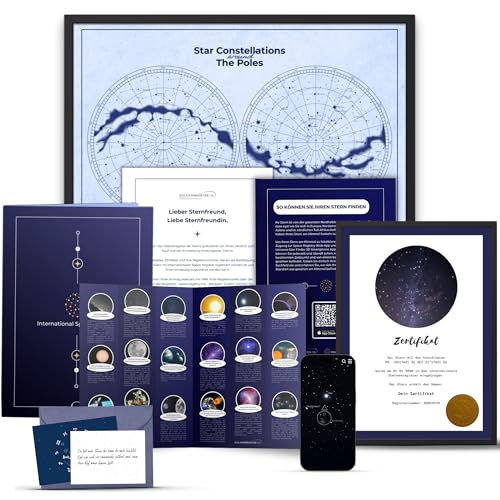 Galaxieregister Sterntaufe - Stern kaufen - Stern schenken - sichtbarer Stern (Sichtbarer Stern)