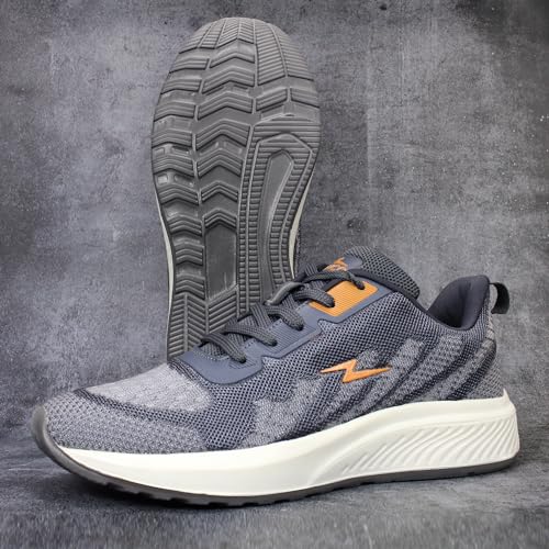 Image of ATHCO Mens Crysta Memory Foam Comfort Shoes|Running|Walking|Training|Gym|Jogging|Sneaker|Athletic|Laceup|Flexible|Lightweight|Dailyuse|Sports|Casual|ExtraSoft|Fitness