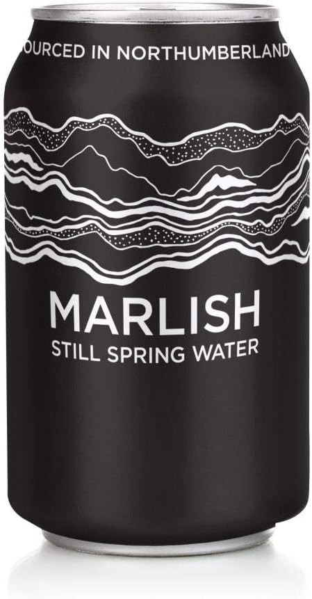 Marlish - Still Spring Water - Sourced from Northumbrian Hills - 330ml x 24
