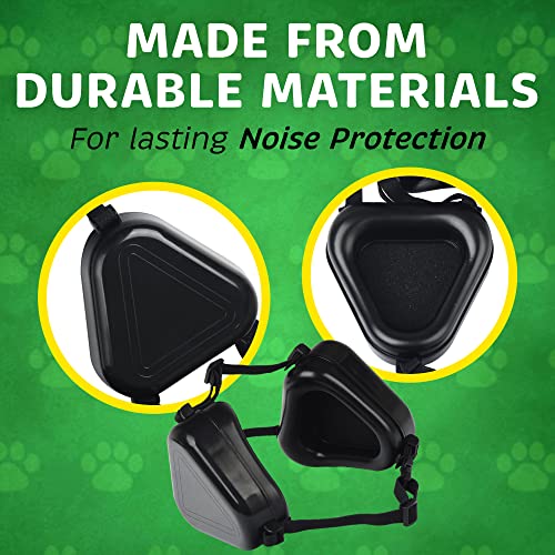 [2 Pack] Med/Large Dog Ear Muffs For Advanced Dog Hearing Protection - Dog Fireworks Relief - Comfortable Dog Ear Protection For Hunting - Ear Covers For Dogs, Dog Ear Muffs Noise Protection #TOP6