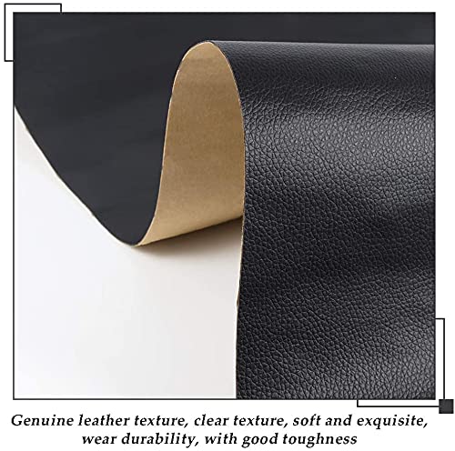 Browse Bliss Leather Repair Tape 30 X 60 Patch Leather Adhesive for Sofas, Car Seats, Handbags, Jackets,First Aid Patch (Black) 2