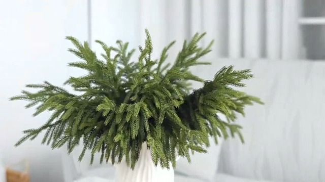 32 Branches De Sapin Artificiel Vert - 26 Cm - Pour Décorations Noël, Couronnes, Guirlandes DIY - 5