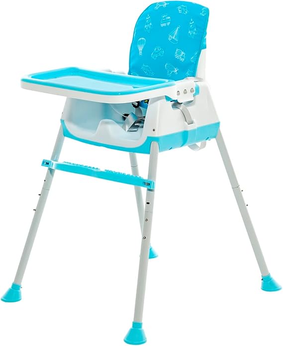 Maxi Baby Cadeira de Alimentação Bebê Portátil Zest 3 em 1,Cinto de 3 pontos, Apoio para os Pés(Até 23kgs), Azul Menor preço em Maxi Baby Cadeira de Alimentação Bebê Portátil Zest 3 em 1,Cinto de 3 pontos, Apoio para os Pés(Até 23kgs), Azul