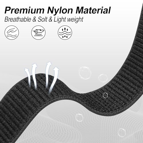 Correa de nylon rápida ajustable 20mm para Garmin miniatura 3