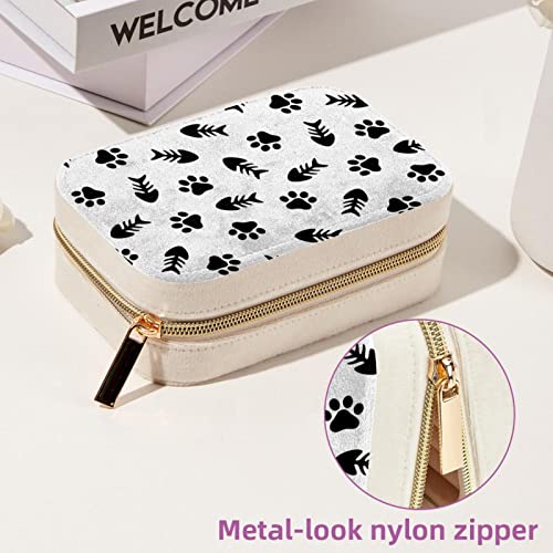 Mini boîte à bijoux en velours pour vos déplacements et vacances - 7