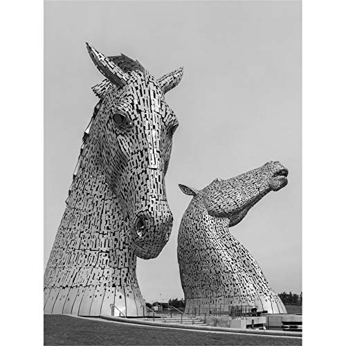 Kelpies Horse Sculptures Falkirk Scotland Canvas Wall Art Print Buy Online In Aruba At Aruba Desertcart Com Productid 125382744