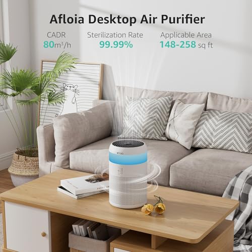 Afloia Air Purifiers for Bedroom with 7 Colors Light  Fragrance Sponge for Home Office Living Room Small Desktop Air Purifier for Pet Dander Mold Pollen Odor Smoke Dust  Cucciolini Doodles Afloia air purifiers for bedroom with 7 colors light  fragrance sponge for home office living room small desktop air purifier for pet dander mold pollen odor smoke dust   cucciolini doodles