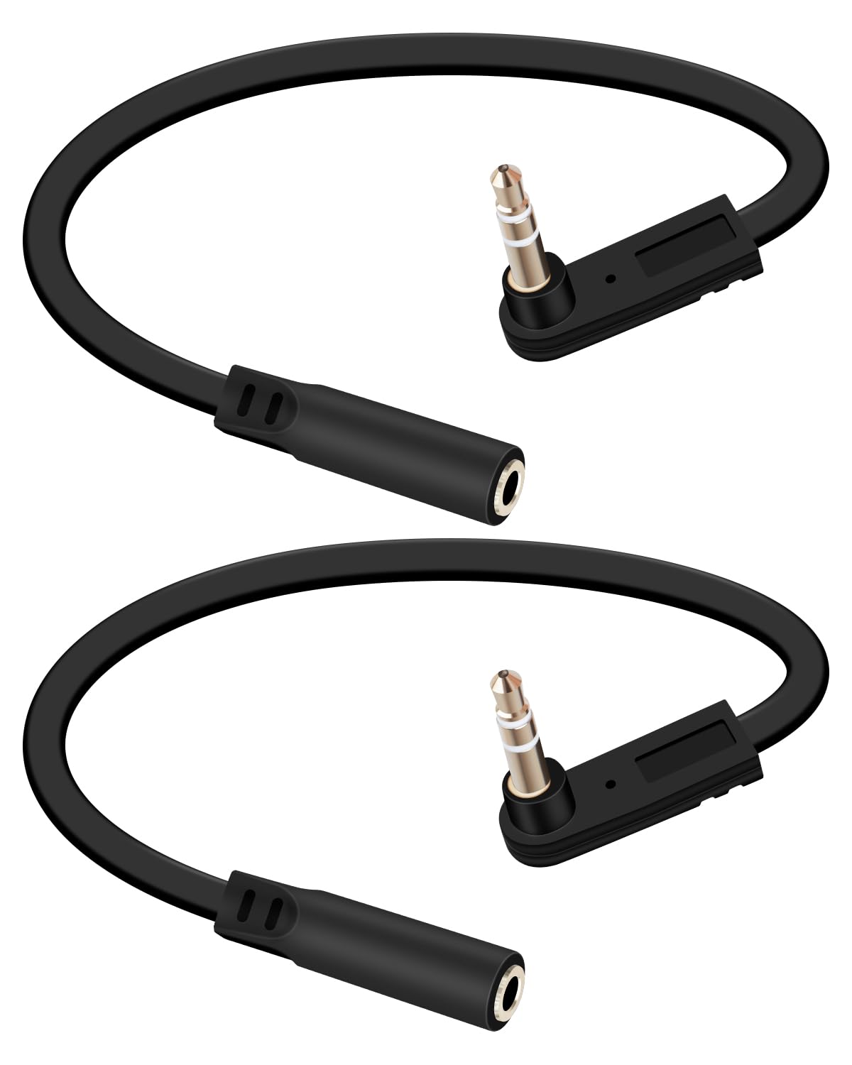 Przedłużacz audio 3,5 mm (wtyczka kątowa do gniazda)