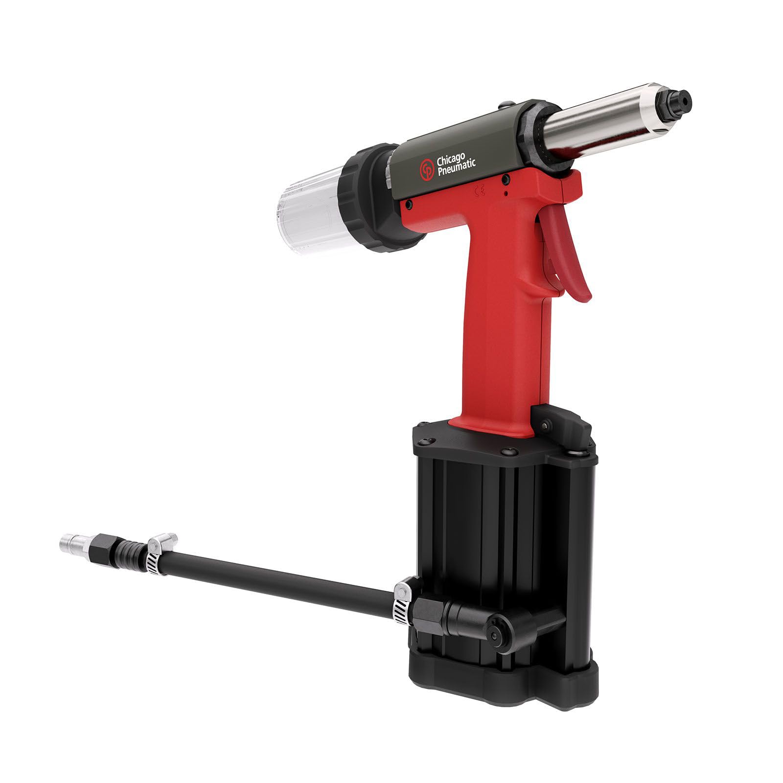 Chicago Pneumatic CP9886 - Rivettatrice pneumatica, strumenti meccanici, costruzione, miglioramento della casa, strumento pistola ad aria, tipo rivetto cieco, dimensione massima rivetto 3/16 pollici /