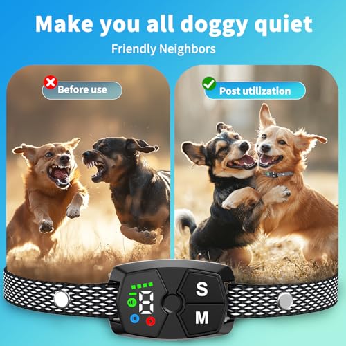 Jeatone TC368G Dog Bark Collar, Smart Bark Collar For Medium Small Dogs thumb #1