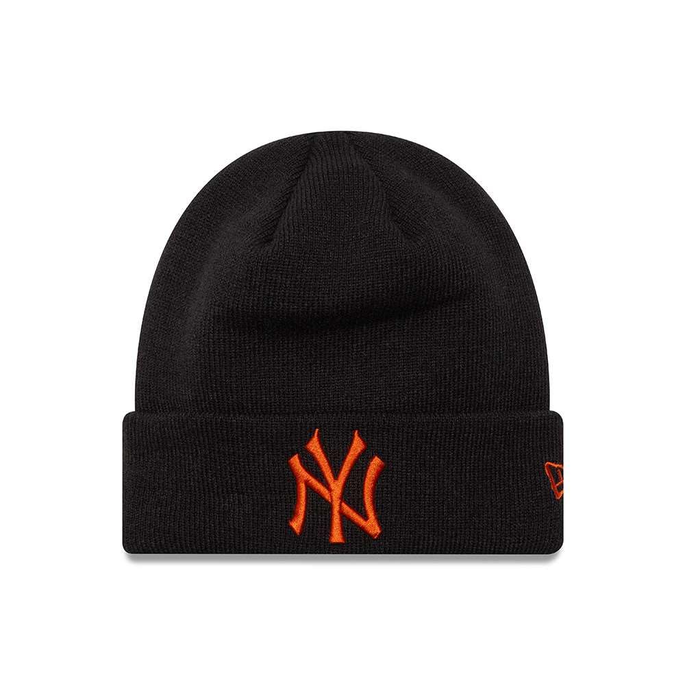 New Era Black League Essential New York Yankees Beanie One Size