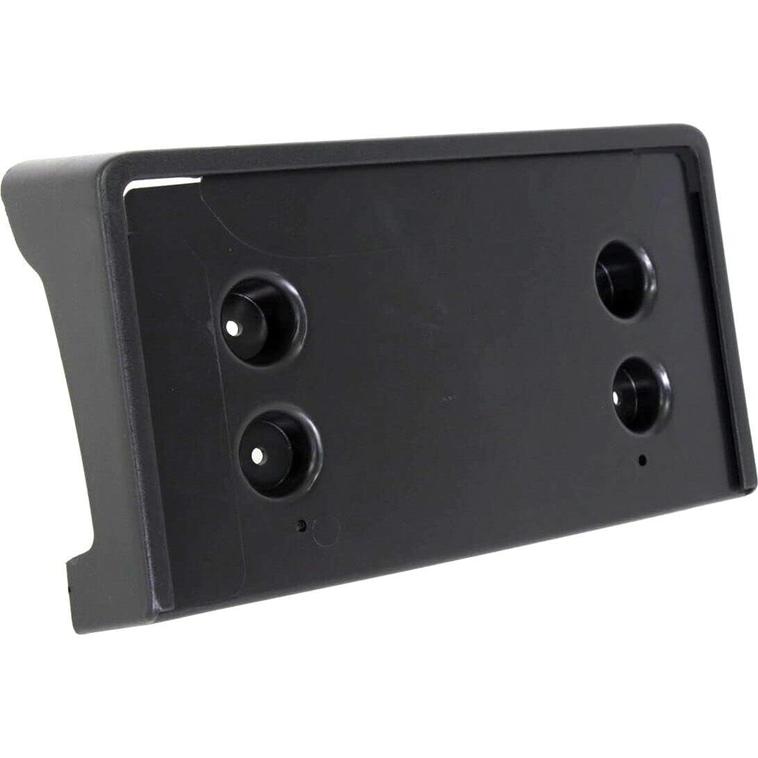 I-Match Auto Parts Front License Plate Mounting Bracket Tag Holder Black Textured Replacement for 2010-2016 Cadillac SRX 25776408 GM1068130