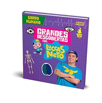 Hardcover Grandes Descobertas com Luccas Neto - Corpo humano (Em Portugues do Brasil) [Portuguese_Brazilian] Book