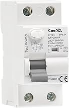 GEYA ELCB RCD RCCB Type A Electromagnetic Residual Current Circuit Breaker (2P-63A-100mA)